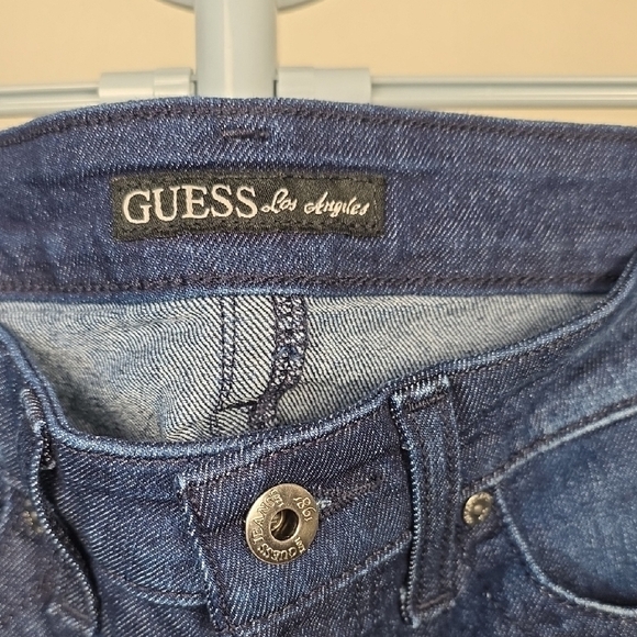 Guess Los Angeles Dark Wash Skinny Jeans Women’s Size 24 - Picture 3 of 9